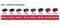 Eight different batteries in a row show their maximum runtime: from 40 minutes at 1.5 Ah to 180 minutes at 6.0 Ah.