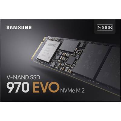 Samsung 'V-NAND SSD 970 EVO NVMe M.2', 500GB storage drive.