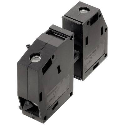 Black electrical components arranged side by side in an L-shape. Surface markings are visible.