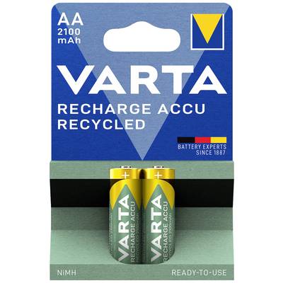 Varta RECH.AC.RECYC.AA2100mAh BLI2 AA battery (rechargeable) NiMH 2000 mAh 1.2 V 2 pc(s)