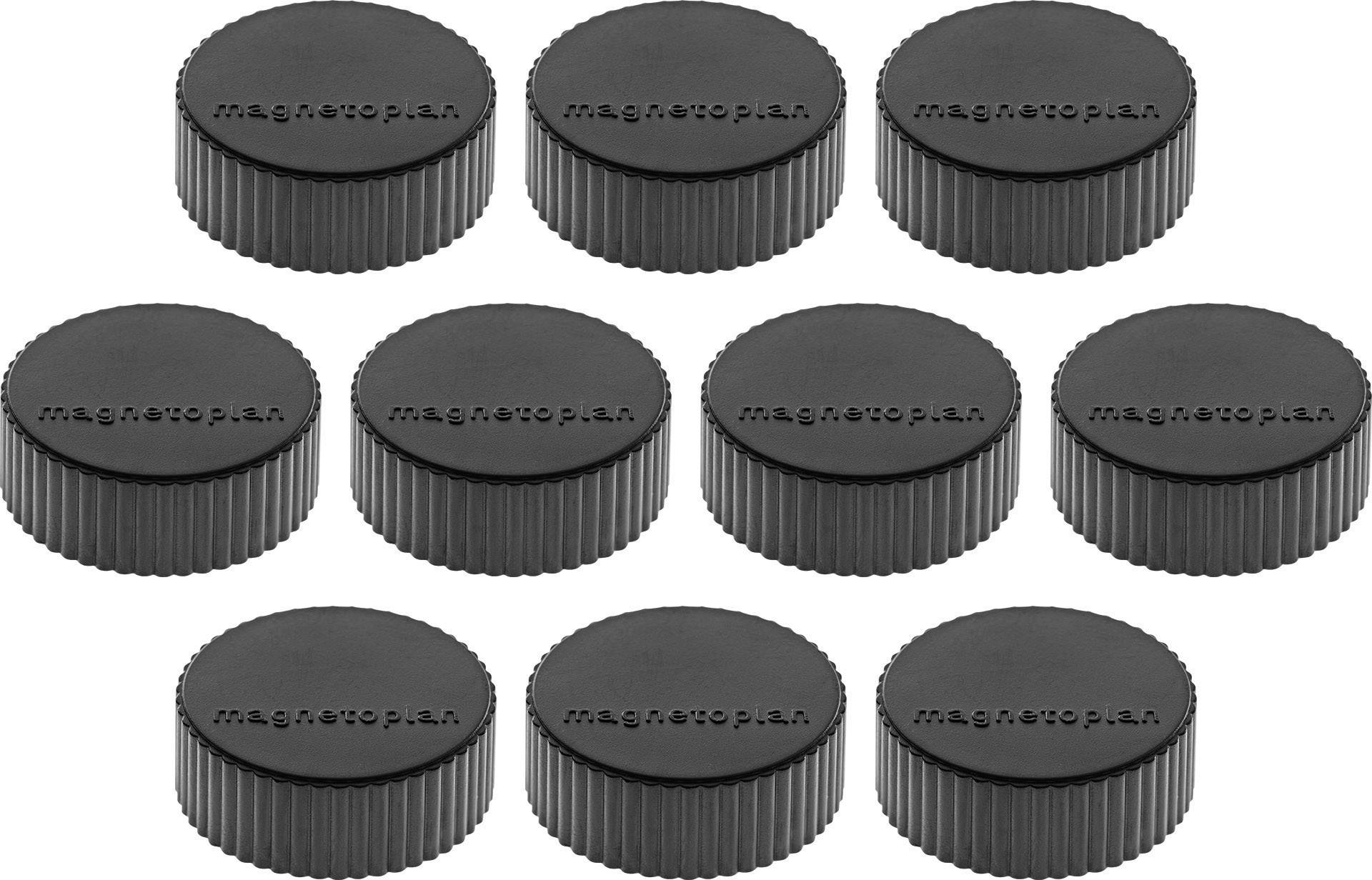 magnetoplan Magnet Discofix Magnum (Ø x H) 34 mm x 13 mm Round Black 10 pc(s) 1660012-2