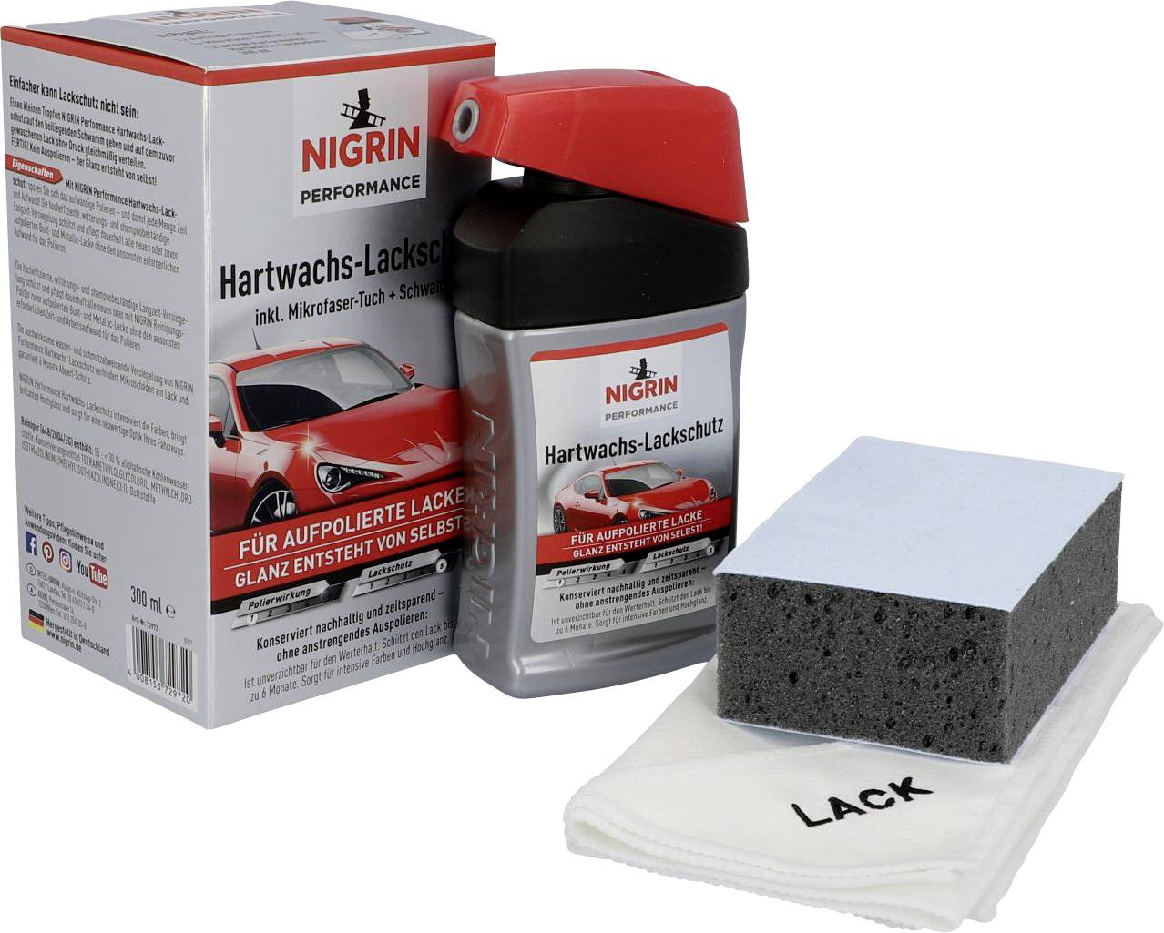 NIGRIN Turbo 72972 Car wax 300 ml