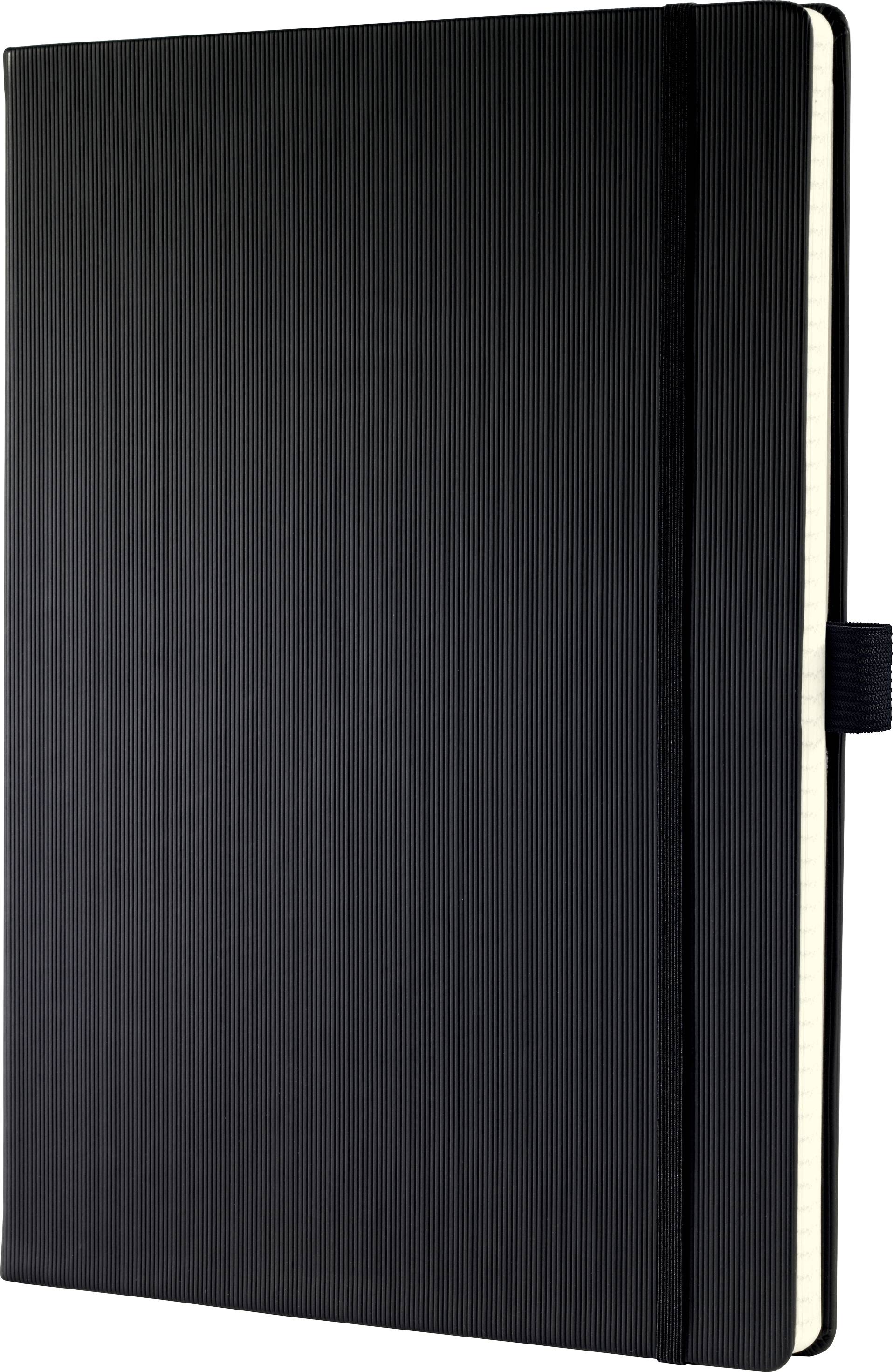 Sigel CONCEPTUM® CO108 Notebook Dotted Black No. of sheets: 97 A4