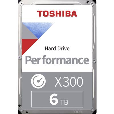 Toshiba X300 6 TB  3.5" (8.9 cm) internal HDD SATA III HDWE160UZSVA Bulk