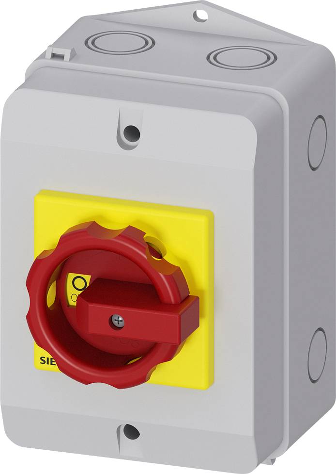 Circuit breaker Red, Yellow 3pin 16 mm² 25 A 690 V AC Siemens