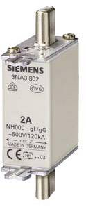 Siemens 3NA38368 Fuse holder inset Fuse size = 0 160 A 400 V 1 pc(s)