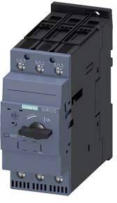 Siemens circuit breaker in grey, suitable for industrial applications for controlling and protecting electrical circuits.