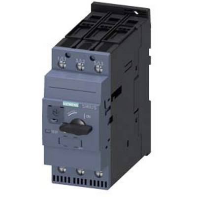 Industrial control switch in black and blue, vertically positioned. Device with rotary selector on the front for controlling electrical systems.