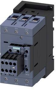 A compact circuit breaker in a grey housing with a blue front and multiple connection terminals, suitable for controlling electrical circuits.