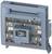 A grey-blue electronic circuit breaker with multiple terminals and a display. Suitable for industrial applications.
