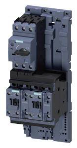 Industrial contactor: Main contact block with normally open and normally closed contacts for controlling high-current circuits in electrical installations.