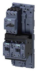 An electrical contactor with multiple terminals and switches, used for controlling larger electrical loads in installations.