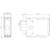 Technical drawing of a rectangular electrical component with dimensions: width 40.9 mm, height 114.7 mm, depth 130.5 mm.