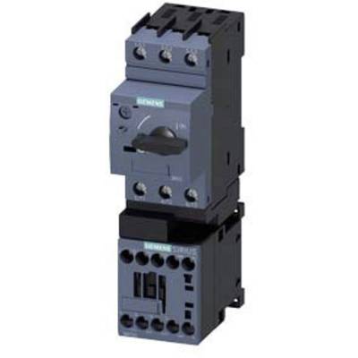 An electrical power switch with black control elements and blue labelling. Used for protecting and controlling electrical circuits.