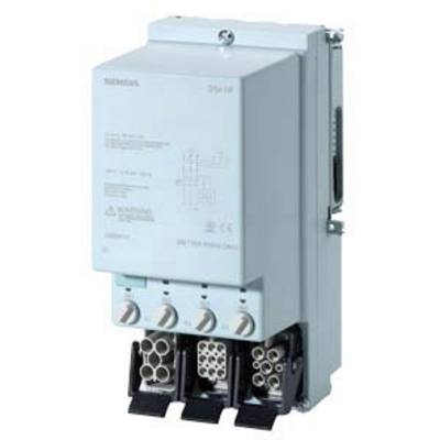 'A grey, rectangular, electronic control box with multiple connections, switches, and labels on the front.'