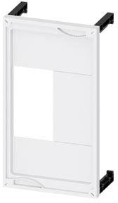 A rectangular, transparent plastic sheet with a black border and hand openings at the top and bottom.