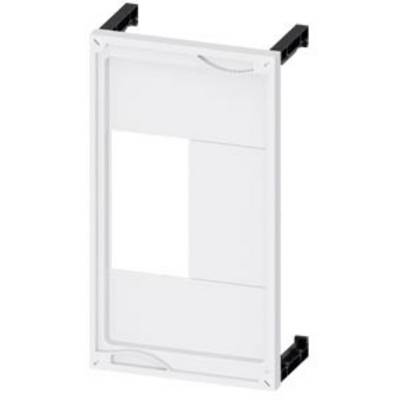 A rectangular, transparent plastic sheet with a black border and hand openings at the top and bottom.