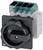 A black rotary switch with O and I markings, mounted on a white background, is used for controlling electrical systems.