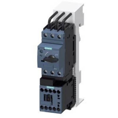 A Siemens electrical circuit breaker, mounted on a bracket, with multiple cables connected at the top.