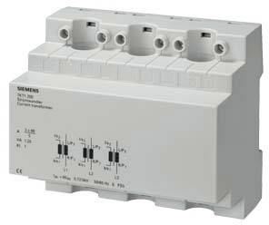 Siemens 7KT1200 7KT1200 3-phase current transformer Primary current 60 A Secondary current 5 A Line feed-through diameter:13 mm Screw-fit 1 pc(s)
