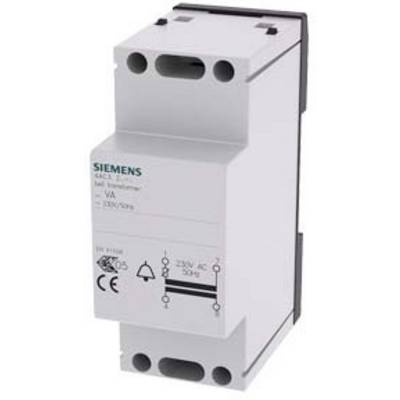 A Siemens circuit breaker with technical specifications on the front, used for electrical protection.