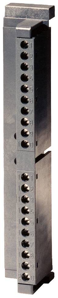 A black block with 15 numbered holes in two rows for securing or connecting cables or wires.