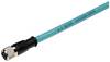 Siemens Series Cable [1x - 1x ] 0.3 m Petrol
