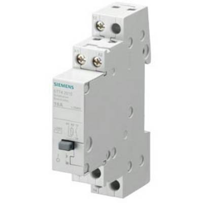 A grey Siemens circuit breaker marked '10A' with two screw terminals at the top, used for electrical circuit protection.