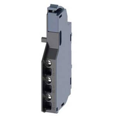 Figure of a narrow, blue electronic component with multiple connection terminals at the front.