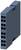 'Dark blue electronic plug module with multiple connection terminals, suitable for integration into technical systems.'