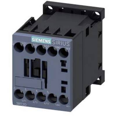 A Siemens electromagnetic contactor from the Sirius series, model 3RT202, for controlling electrical circuits.