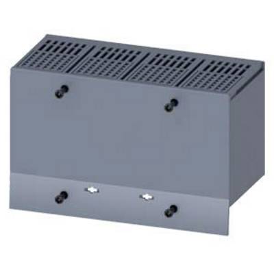 A rectangular, grey metal box with ventilation slots and multiple connections on the front panel.