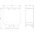 Technical drawing of a rectangular object with dimensions: Width 136.8, Height 164.1, Depth 65.9. Shows front and side view.