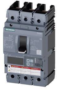 A Siemens circuit breaker, model '3VA6', in grey colour. Suitable for use in electrical control cabinets.