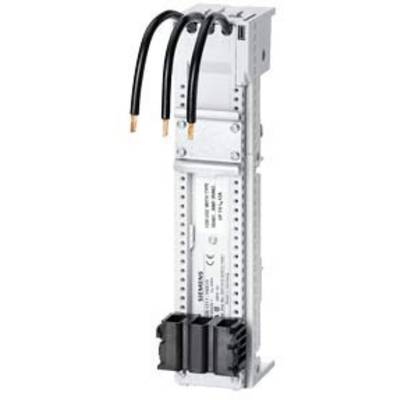Switching device with three cable connections for electrical installations.