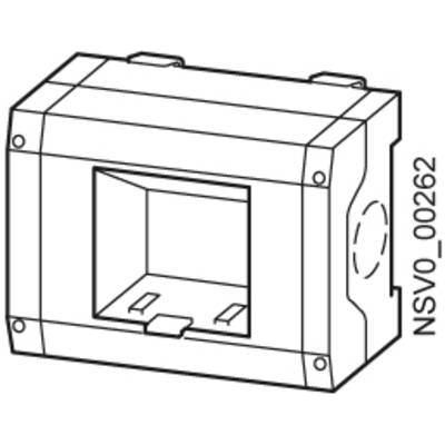 Dimensioned drawing of a rectangular enclosure with mountable openings on the front and rear sides, article number 'NSVO_00262'.