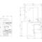 Technical drawing of a SIRIUS switching device by Siemens. Shows front and side view with precise measurements in millimetres.