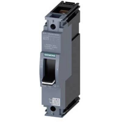A black and grey Siemens circuit breaker with a lever and QR code, vertically positioned.