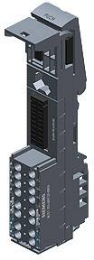Electronic module with multiple slots and Siemens logo. Primarily used for industrial control applications.