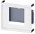 'Rittal' plastic frames for the integration of control and signalling devices in control panels. Rectangular shape with central cut-out.