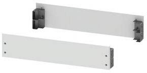 Two grey metal angles with side brackets. They are arranged parallel and appear to be intended for mounting or stabilisation.