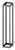 An open, rectangular metal frame that could be used as a server rack or for IT equipment in a technical or industrial environment.