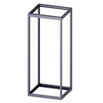 Rectangular metal frame; open on all sides. Suitable for housing or mounting technical equipment.