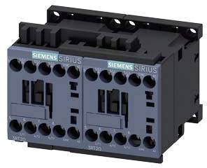 Two-pole stepped switch contact from Siemens for industrial applications, identifiable by multiple connection terminals.