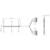 Technical drawing of a linear object with dimensions: Length 275 cm, Width 12.5 cm. Side view shows width of 12.5 cm.