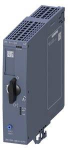 Industrial control unit in a dark housing with multiple connections and push buttons. The device bears the inscription of a well-known brand.