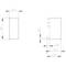 Technical drawing of a rectangular object with dimensions: 29 x 12.7 x 3.6. Side view shows additional measurements: 15.7 and 19.3.