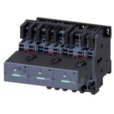 A Siemens contactor with multiple contacts, used in electrical circuits to control high currents.