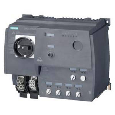 Electronic device by Siemens, presumably a switchboard component, with various switches and connections on the front.
