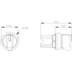 SELECTOR SWITCH, I>O-II, BLACK